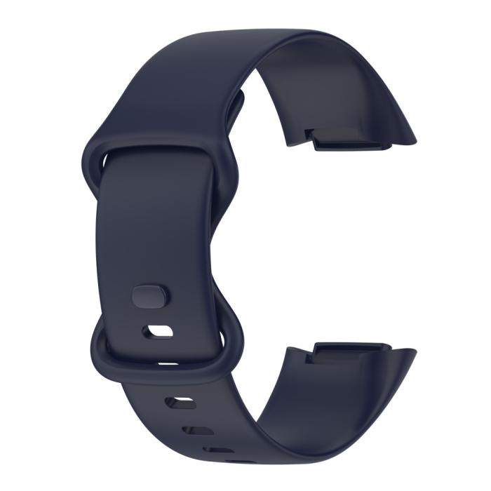 Bild 3, Fitbit Charge 6 / 5 Armband TPU (L) Mörk Blå