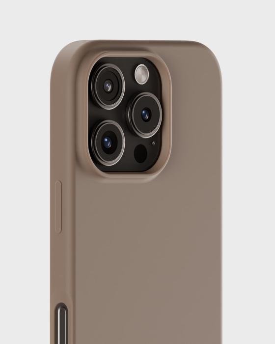 Bild 4, holdit iPhone 16 Pro Mobilskal Silikon Mocha Brown