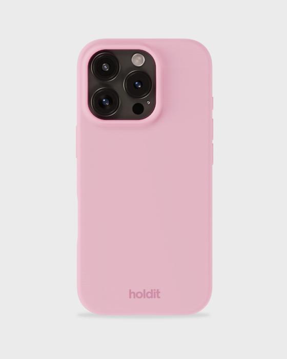 Bild 1, holdit iPhone 16 Pro Mobilskal Silikon Rosa
