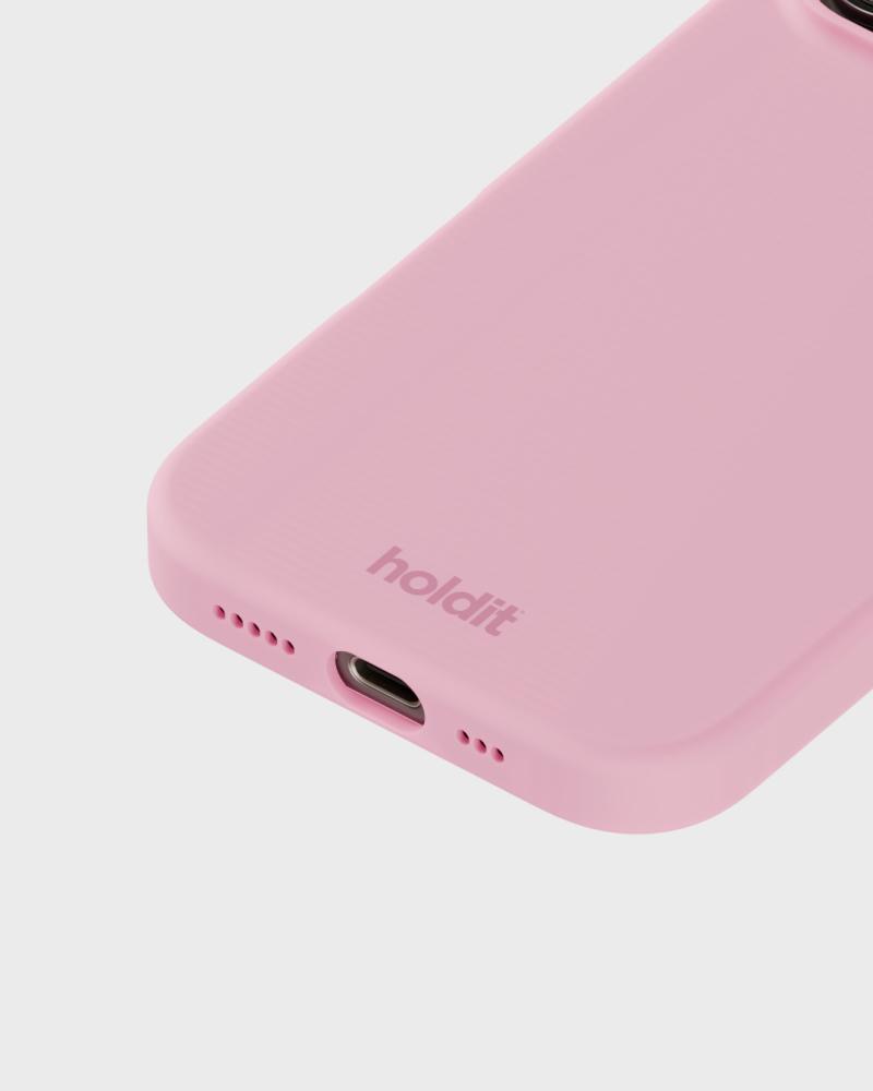 holdit iPhone 16 Pro Mobilskal Silikon Rosa