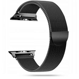 Tech-Protect Milanese Loop Metall Armband Apple Watch 42/44/45/49 mm Svart