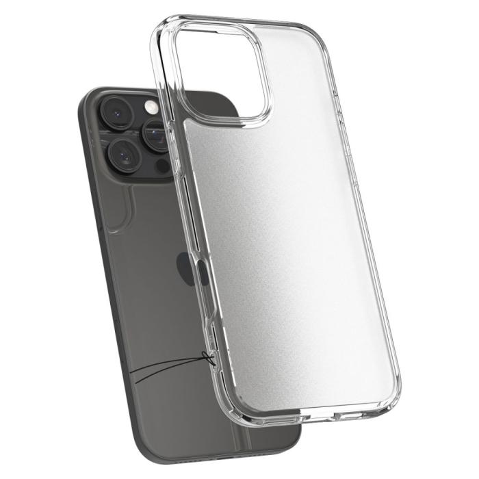 Bild 4, Spigen iPhone 16 Pro Skal Ultra Hybrid Frostad Transparent