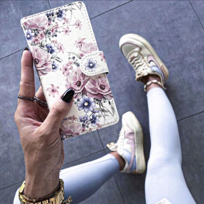 Bild 5, Tech-Protect Galaxy A55 5G Fodral Läder Blossom Flower