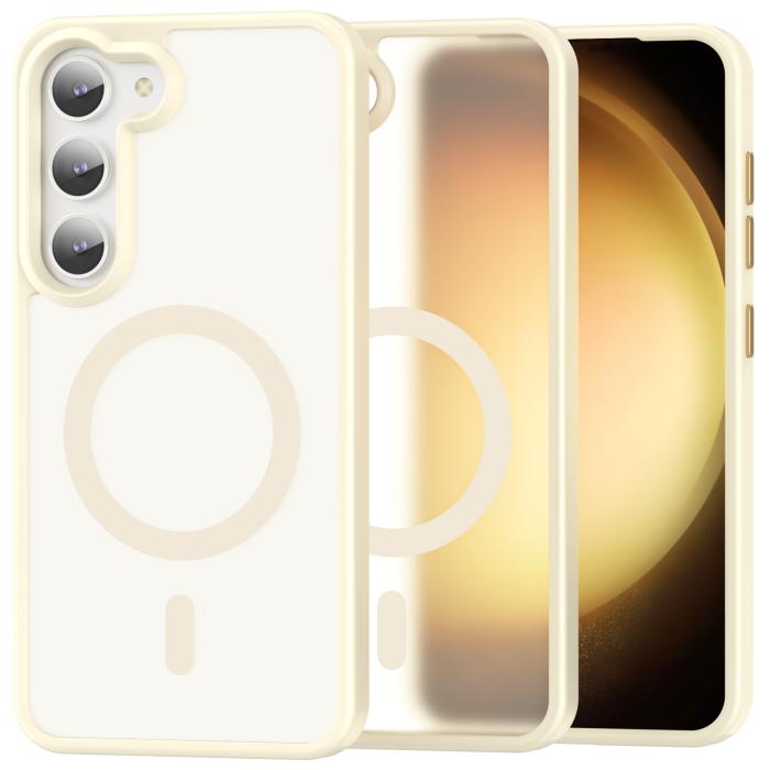 Bild 1, ColorPop Samsung Galaxy S23 Skal CH MagSafe Matt Off White