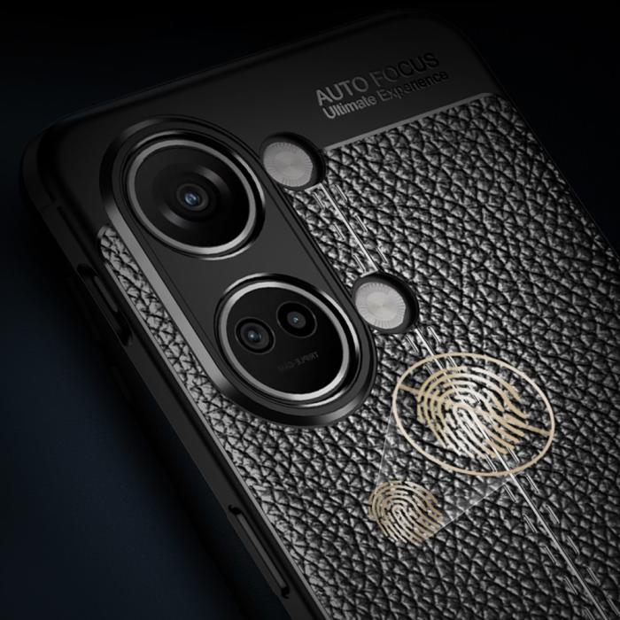 Bild 4, OnePlus Nord 3 5G Skal Litchi Textur Svart