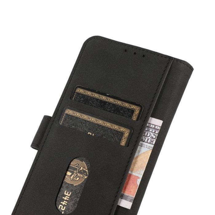 Bild 6, KHAZNEH Motorola Moto E13 Fodral Matt Läder Svart