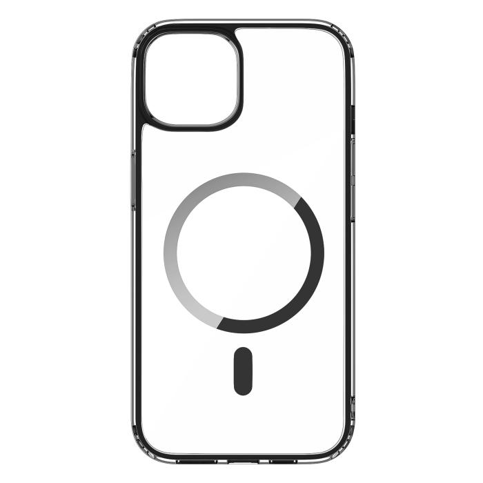 Bild 3, ColorPop iPhone 14 Skal CH MagSafe Transparent/Svart