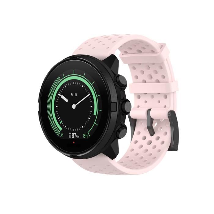 Bild 2, Ihåligt Silikon Armband Suunto (24mm) Ljus Rosa