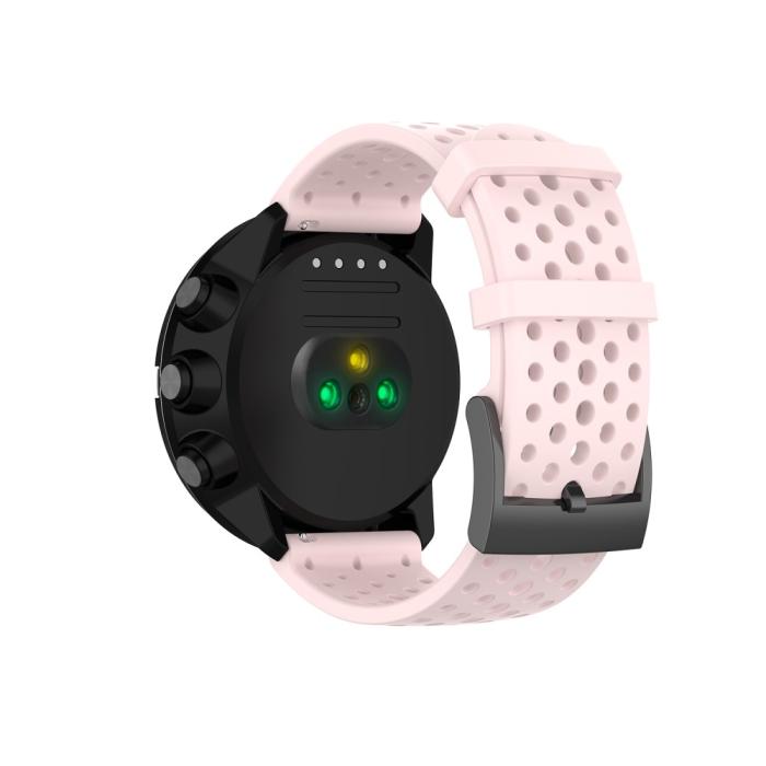 Bild 3, Ihåligt Silikon Armband Suunto (24mm) Ljus Rosa