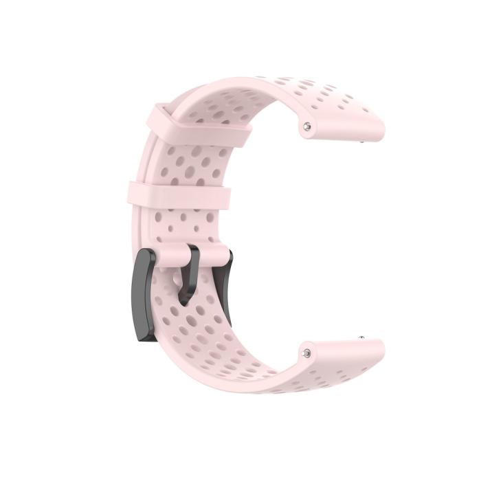 Bild 4, Ihåligt Silikon Armband Suunto (24mm) Ljus Rosa