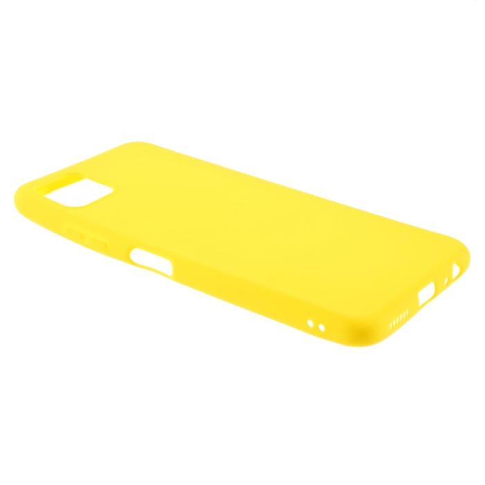 Bild 4, Samsung Galaxy A22 5G - Matt TPU Skal - Gul