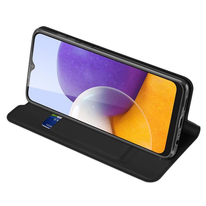 Bild 3, Samsung Galaxy A22 5G - DUX DUCIS Skin Pro Fodral - Svart