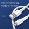 BASEUS USB till Micro-USB kabel, 1m, 2.4A - Vit