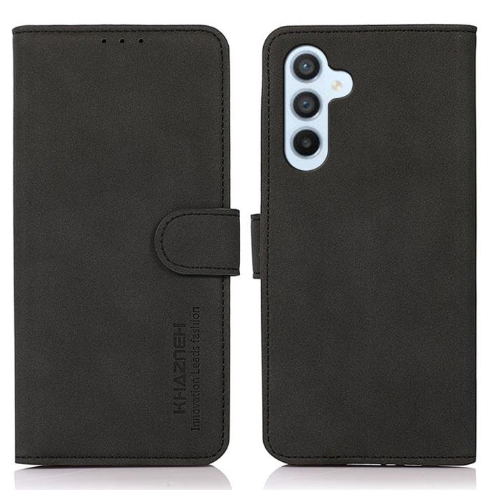 Bild 1, KHAZNEH Samsung Galaxy A54 5G Fodral Retro Läder Svart