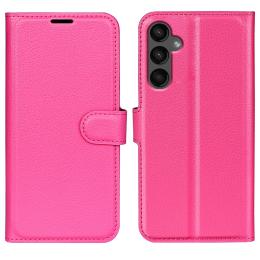 Samsung Galaxy A15 5G Fodral Litchi Läder Rosa