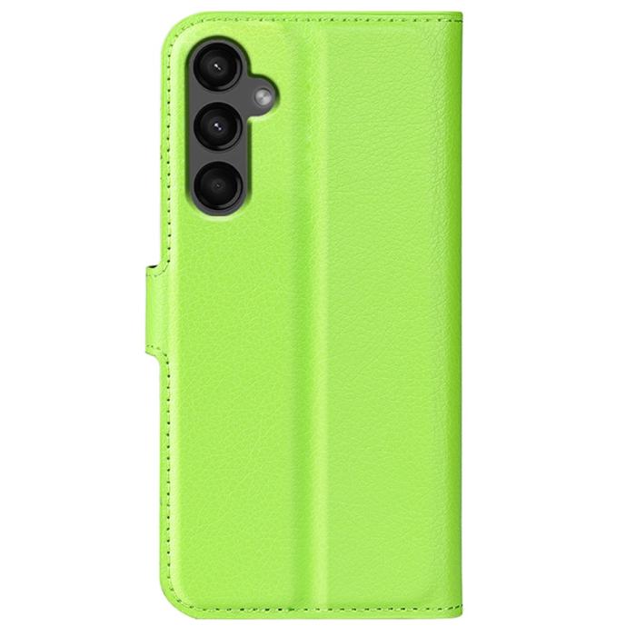 Bild 6, Samsung Galaxy A15 5G Fodral Litchi Läder Grön