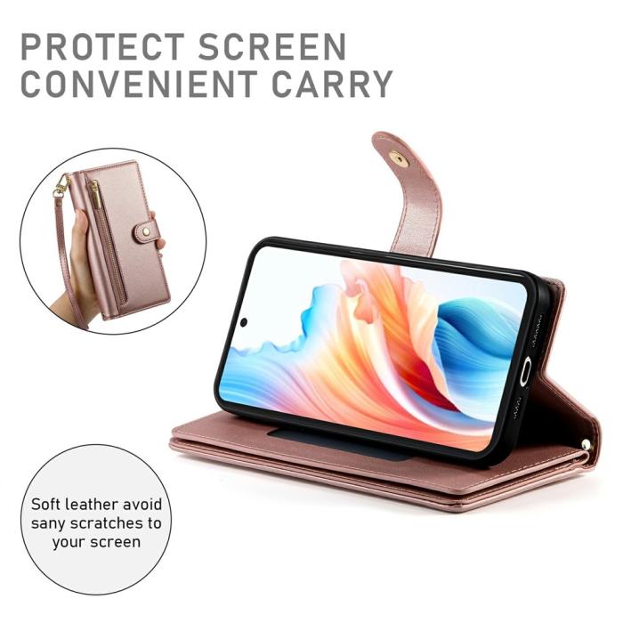 Bild 3, Samsung Galaxy A37 5G Fodral Multifunktionellt Roséguld
