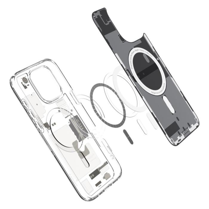 Bild 4, Spigen iPhone 16 Pro Max Skal MagSafe Ultra Hybrid Zero One Titanium