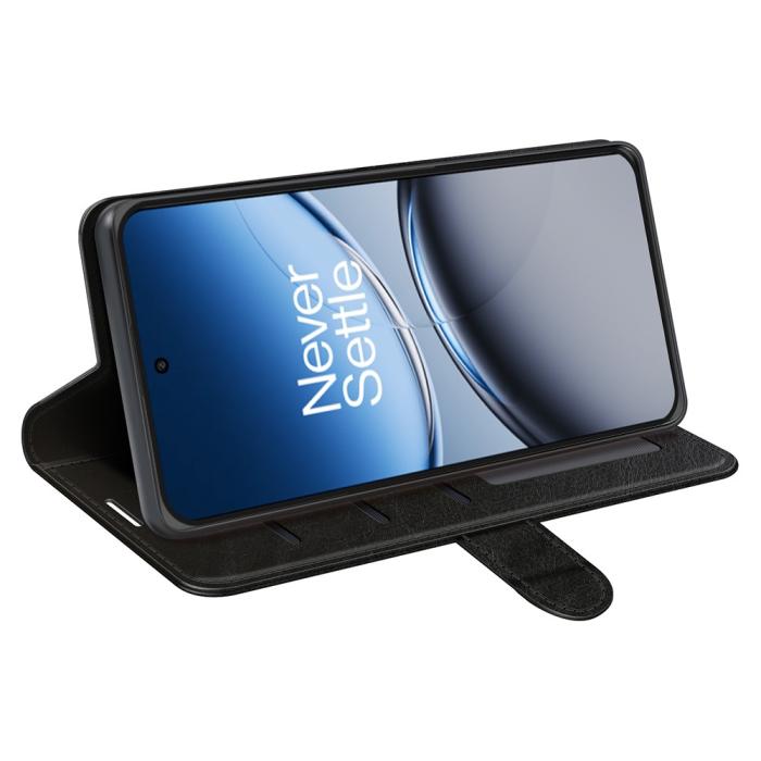 Bild 3, OnePlus Nord 4 Fodral Crazy Horse Svart