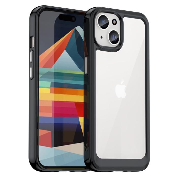Bild 1, iPhone 15 Skal Akryl/TPU Svart