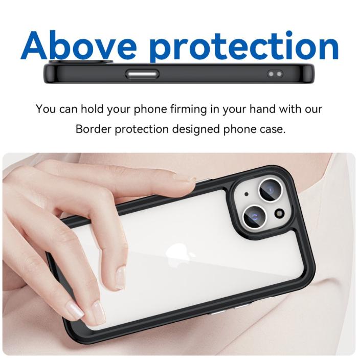 Bild 3, iPhone 15 Skal Akryl/TPU Svart