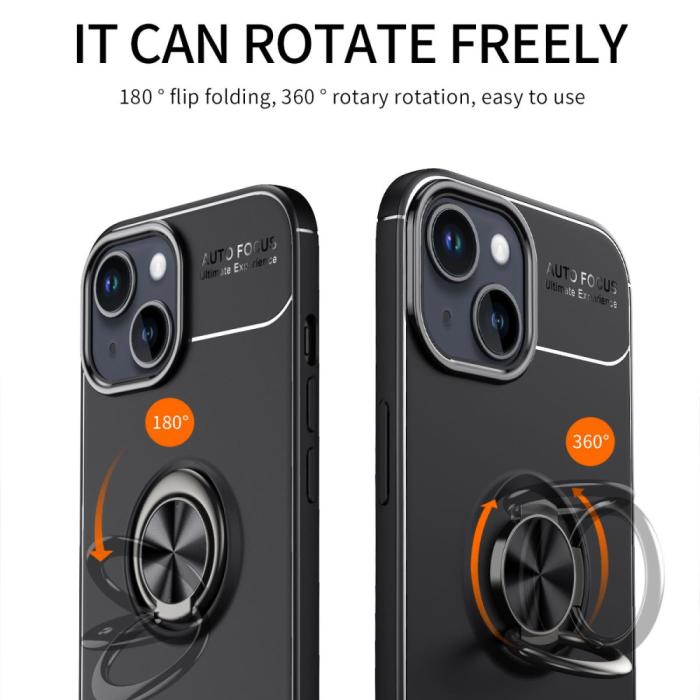 Bild 4, iPhone 15 Skal Ring Blå