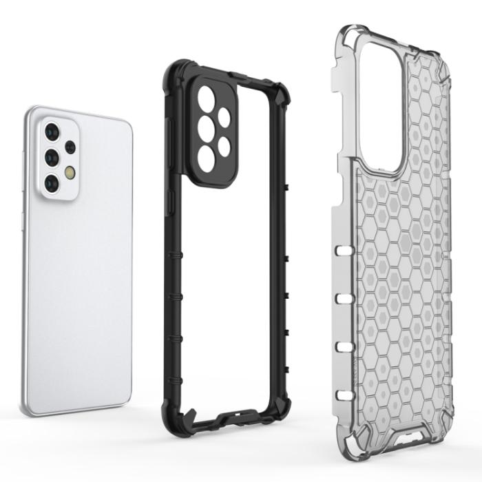 Bild 5, Samsung Galaxy A33 5G Skal Hybrid Honeycomb Grön