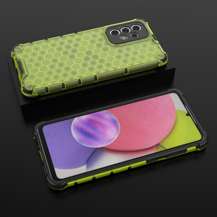 Bild 6, Samsung Galaxy A33 5G Skal Hybrid Honeycomb Grön