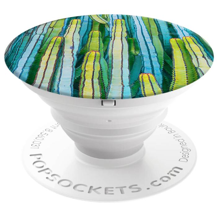 Bild 1, PopSockets Grip med Ställfunktion Cactus Patch