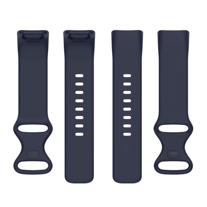 Bild 5, Fitbit Charge 6 / 5 Armband TPU (L) Mörk Blå