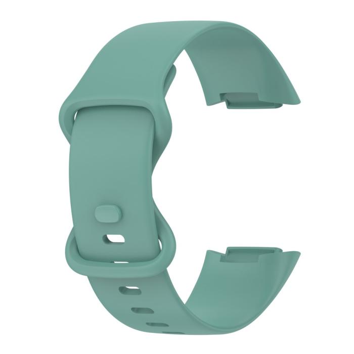 Bild 3, Fitbit Charge 6 / 5 Armband TPU (L) Grön