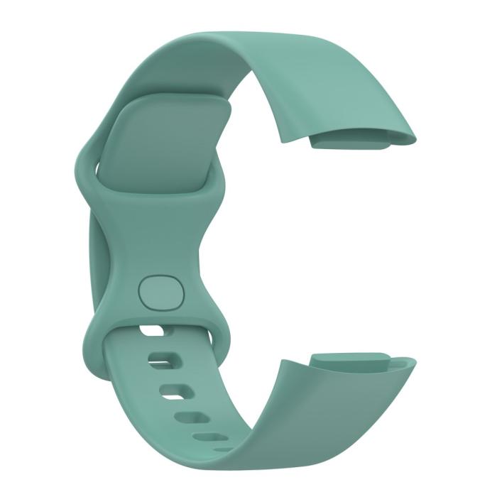 Bild 4, Fitbit Charge 6 / 5 Armband TPU (L) Grön