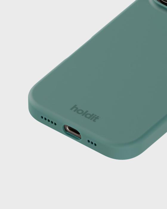 Bild 3, holdit iPhone 16 Pro Mobilskal Silikon Moss Green