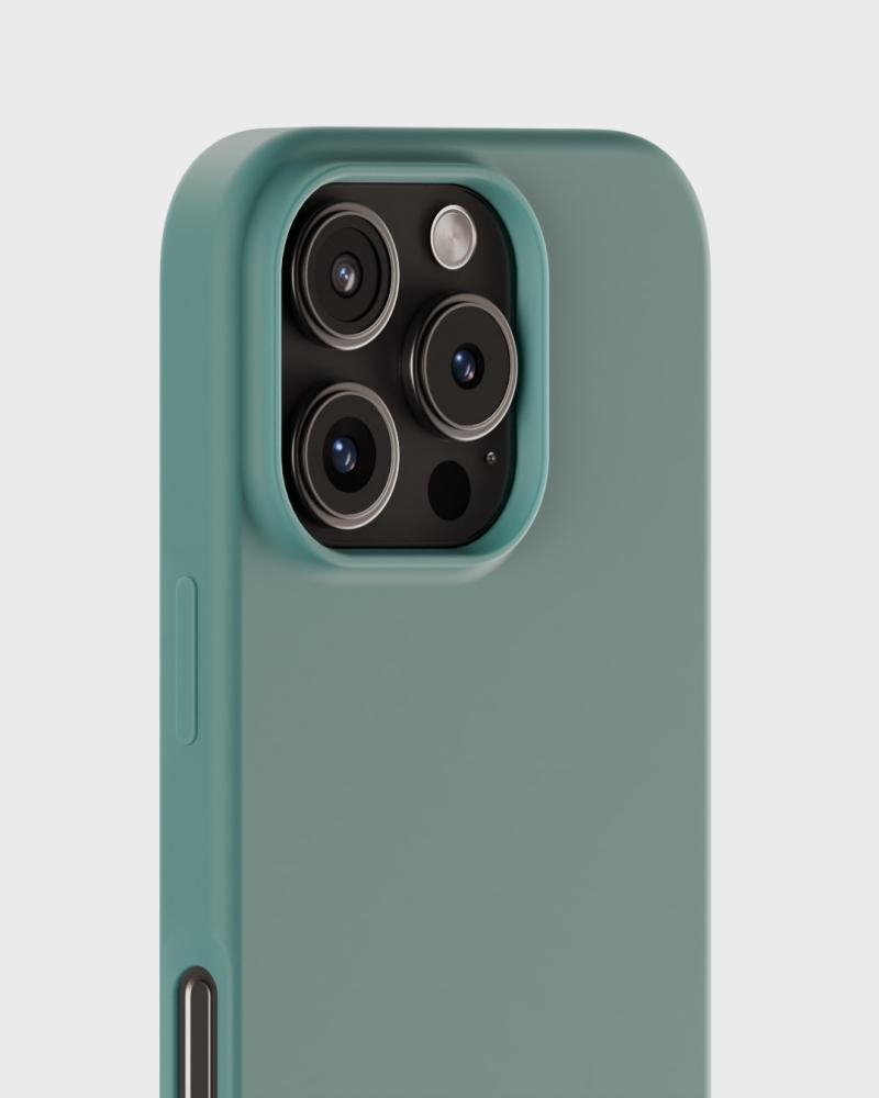 holdit iPhone 16 Pro Mobilskal Silikon Moss Green