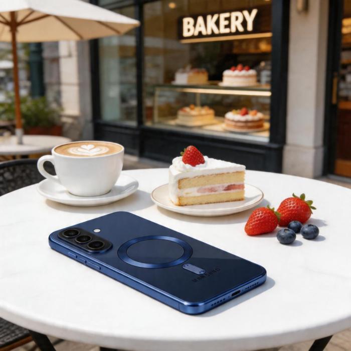Bild 4, Tech-Protect Galaxy A57 5G Skal MagSafe MagFlex Navy Blue
