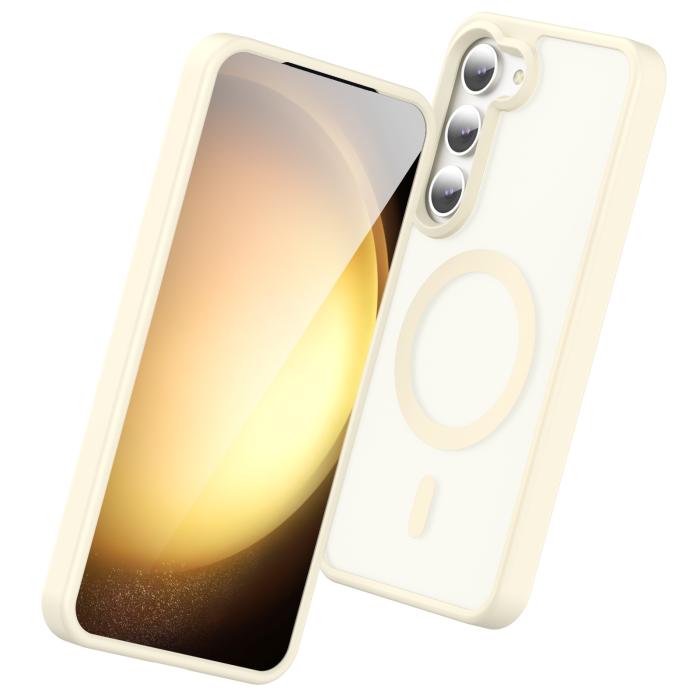 Bild 3, ColorPop Samsung Galaxy S23 Skal CH MagSafe Matt Off White