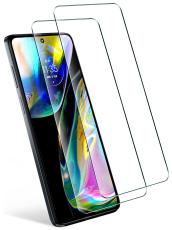 2-Pack Motorola Moto G55 5G Sk&auml;rmskydd i H&auml;rdat Glas