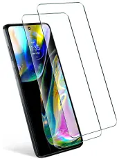 2-Pack Motorola Moto G55 5G Sk&auml;rmskydd i H&auml;rdat Glas
