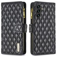 BINFEN Galaxy A16 Fodral Diamond Multifunktionell Svart