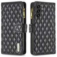 BINFEN Galaxy A16 Fodral Diamond Multifunktionell Svart