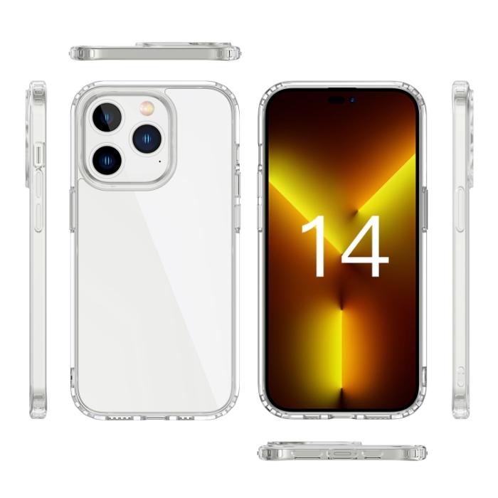 Bild 2, iPhone 14 Pro Skal Shockproof Akryl/TPU Transparent