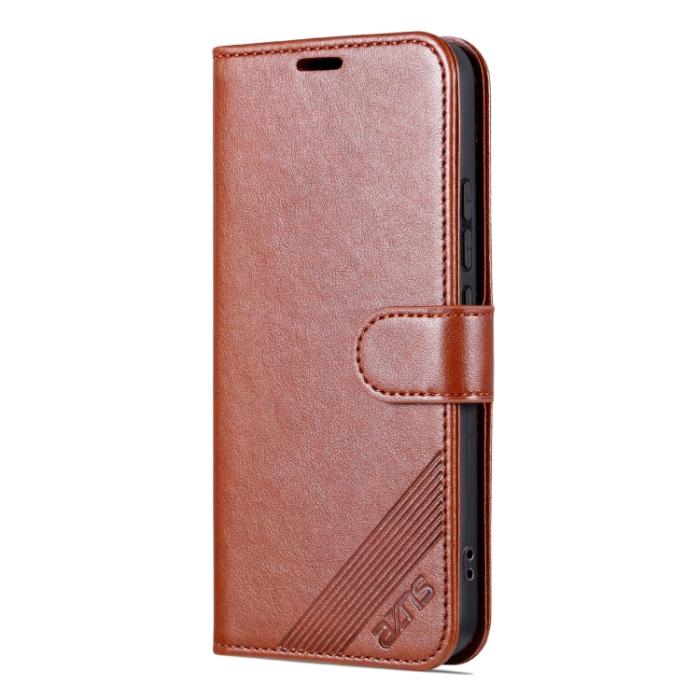 Bild 2, AZNS Xiaomi 13 Pro 5G Fodral Läder Brun