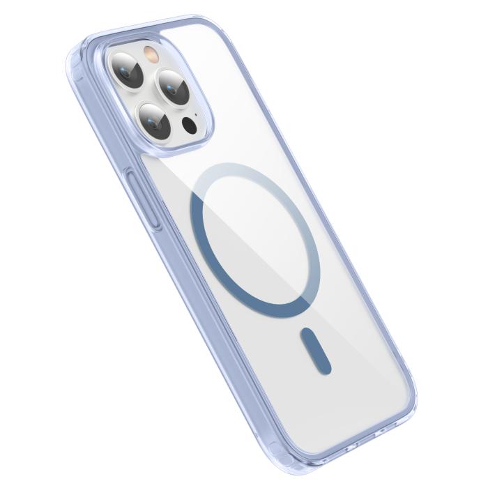 Bild 3, ColorPop iPhone 13 Pro Max Skal CH MagSafe Transparent/Ljus Blå