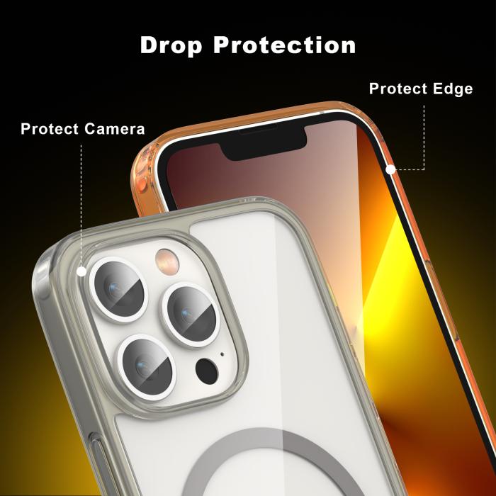 Bild 4, ColorPop iPhone 13 Pro Max Skal CH MagSafe Transparent/Ljus Blå