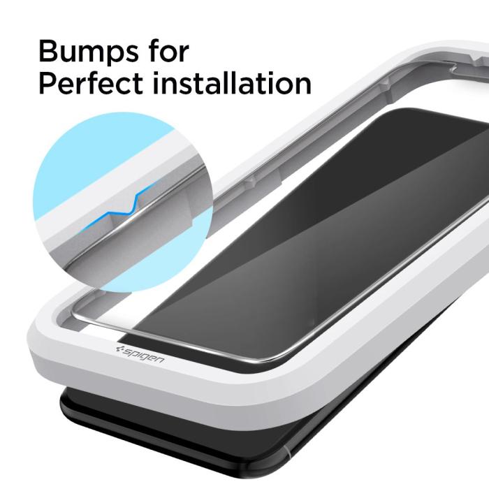 Bild 3, Spigen iPhone 11/ XR 2-PACK ALM Glas.tR Slim Härdat Glas