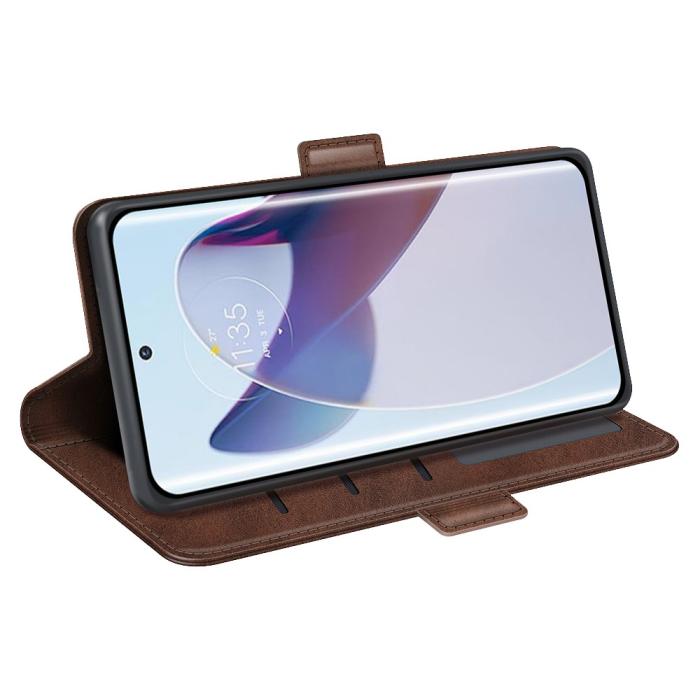 Bild 3, Motorola Edge 30 Ultra 5G Fodral Magnetisk Stängning Brun