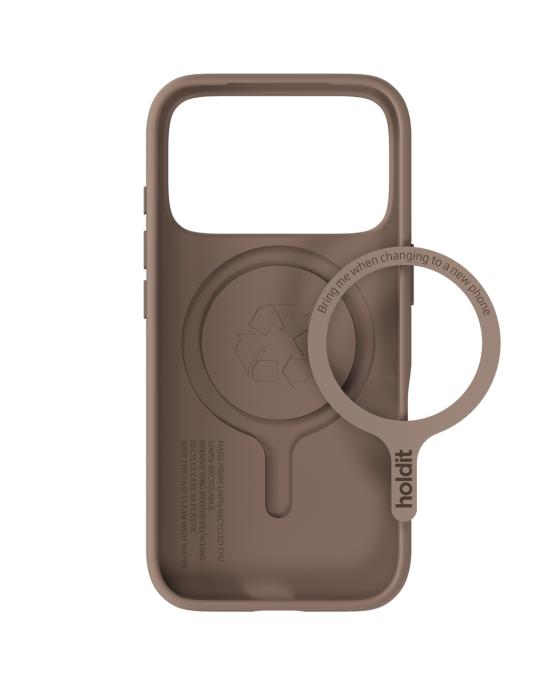 Bild 4, holdit iPhone 17 Pro Max Mobilskal Soft MagSafe Mocha Brown
