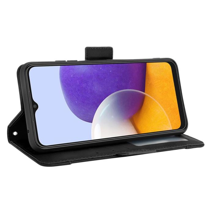 Bild 3, Samsung Galaxy A22 5G - Fodral Med Avtagbart Kortfodral - Svart