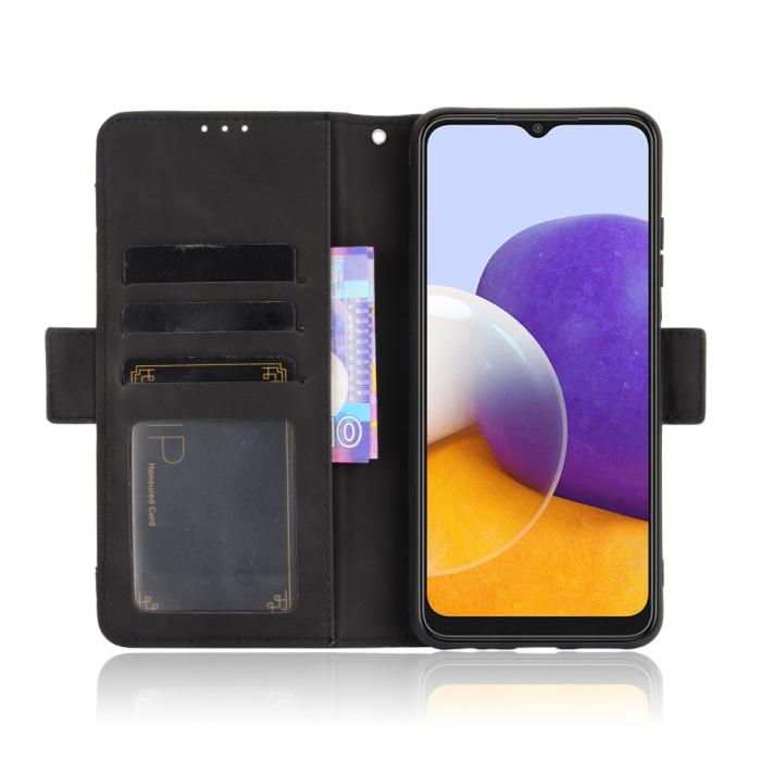 Bild 4, Samsung Galaxy A22 5G - Fodral Med Avtagbart Kortfodral - Svart