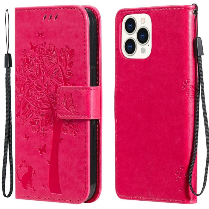 Bild 1, iPhone 13 Pro Max - Fodral Med Tryck - Rosa